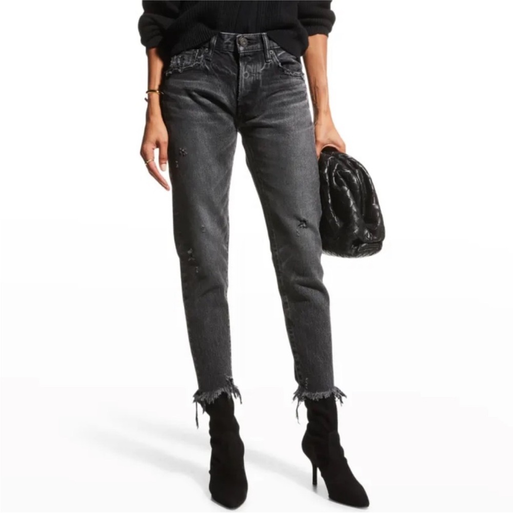 NWT Moussy Vintage Keller Tapered Black Jeans Size 30